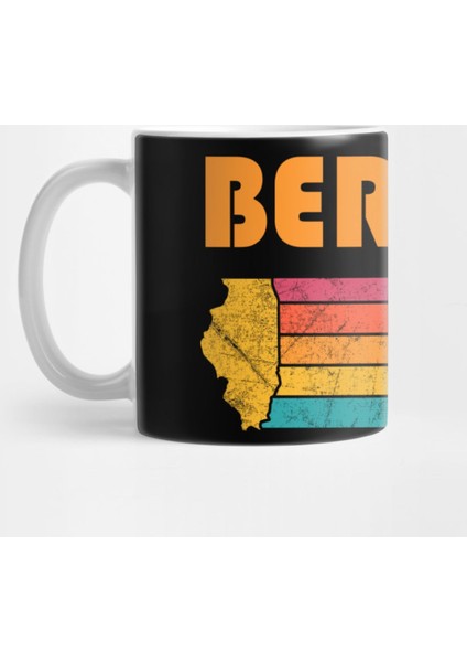 Berwyn Illinois Vintage Distressed Souvenir Kupa Bardak