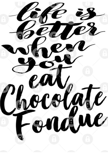 Life Is Better When You Eat Chocolate Fondue Kupa Bardak