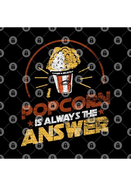 Popcorn Retro Cinema Kupa Bardak