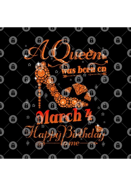 A Queen Was Born On March 4 Happy Birthday To Me Kupa Bardak
