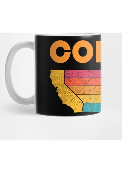 Corona California Vintage Distressed Souvenir Kupa Bardak