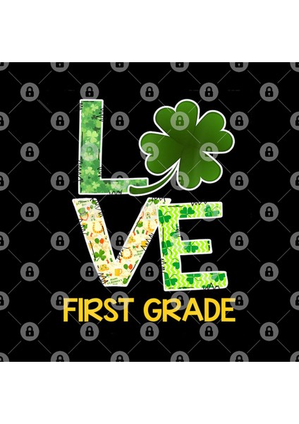 First Grade Shamrock Love Teacher St Patricks Day Kupa Bardak