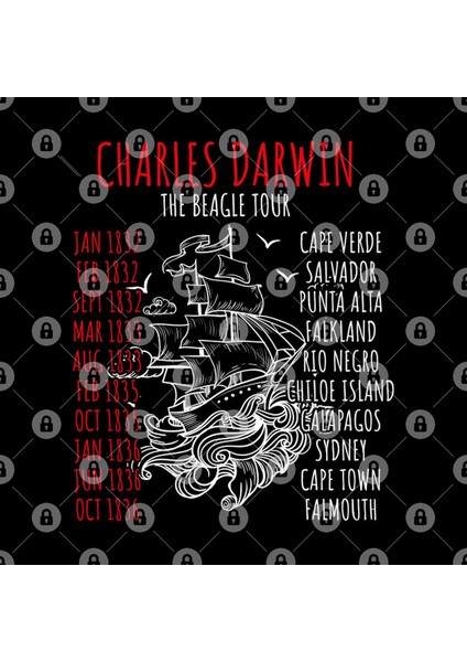 Charles Darwin World Tour Joke Kupa Bardak
