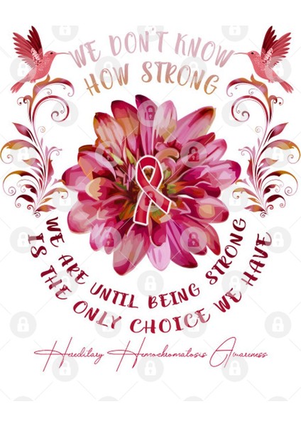 Heredıtary Hemochromatosıs Awareness Flower We Don'T Know How Strong We Are Kupa Bardak