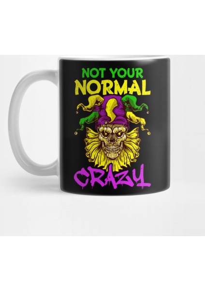 Mardi Gras Not Your Normal Crazy Jester Mask Mardi Gras Kupa Bardak