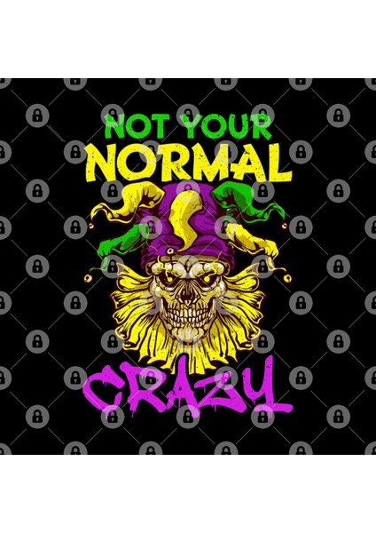 Mardi Gras Not Your Normal Crazy Jester Mask Mardi Gras Kupa Bardak