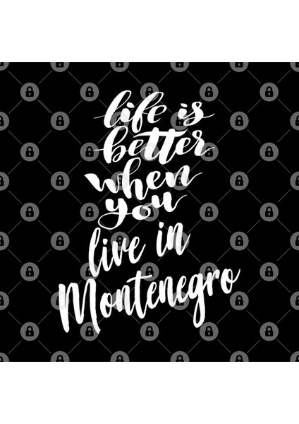 Life İs Better When You Live In Montenegro Kupa Bardak