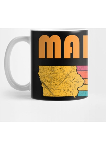 Marion Iowa Vintage Distressed Souvenir Kupa Bardak