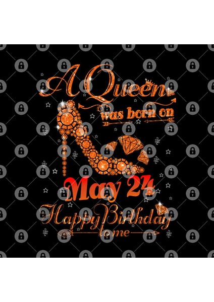 A Queen Was Born On May 24 Happy Birthday To Me Kupa Bardak