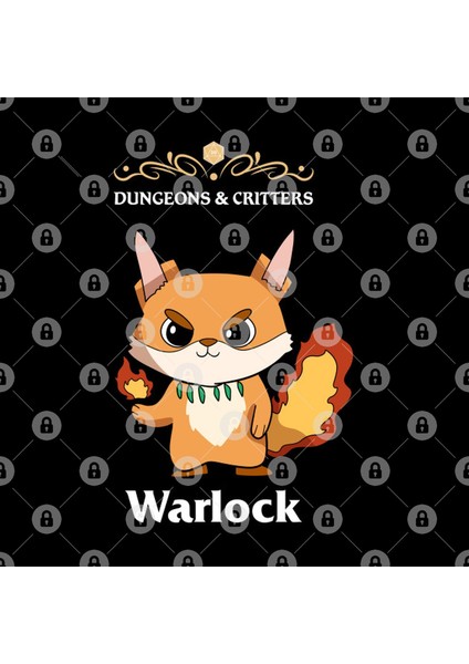 Critters Warlock Fantasy Class Crawler Rpg Kupa Bardak