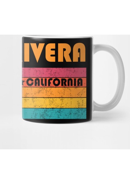 Pico Rivera California Vintage Distressed Souvenir Kupa Bardak