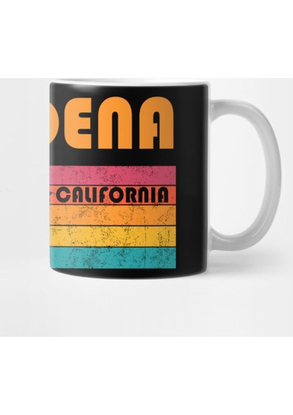 Gardena California Vintage Distressed Souvenir Kupa Bardak