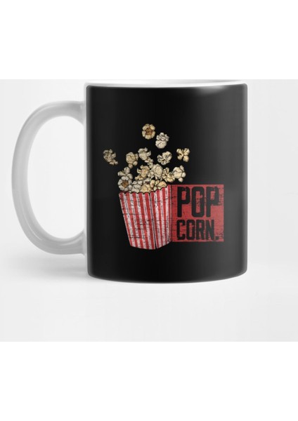 Popcorn Retro Cinema Kupa Bardak