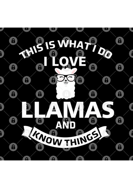 Llama Knowledge Cute Alpaca Pet Animal Kupa Bardak