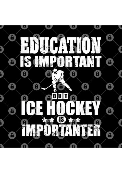 Ice Hockey İs İmportaner Education Funny Gift Kupa Bardak