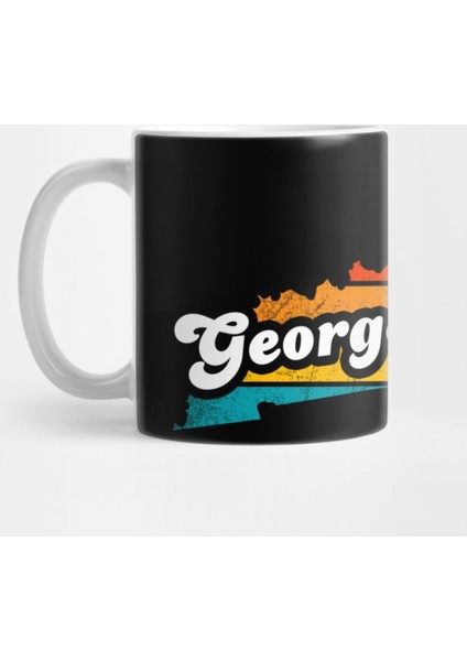 Georgetown Kentucky Vintage Distressed Souvenir Kupa Bardak