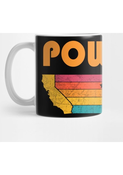 Poway California Vintage Distressed Souvenir Kupa Bardak