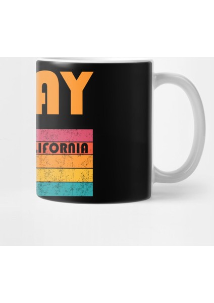 Poway California Vintage Distressed Souvenir Kupa Bardak