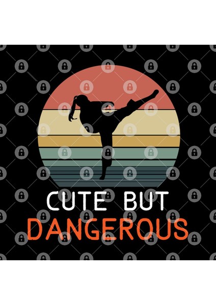 Cute But Dangerous Karate Kupa Bardak
