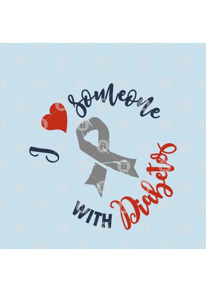 I Love Someone With Diabetes - Diabetic Family Support T1D Kupa Bardak