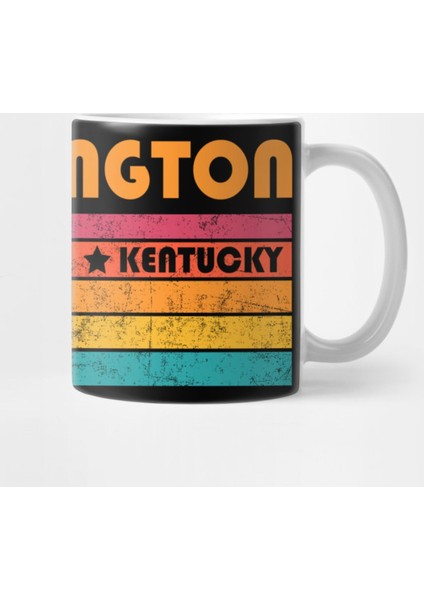 Covington Kentucky Vintage Distressed Souvenir Kupa Bardak