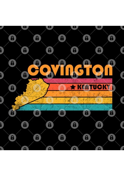 Covington Kentucky Vintage Distressed Souvenir Kupa Bardak