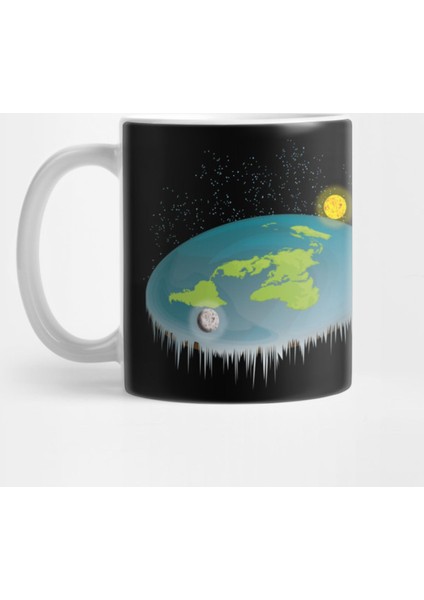 Flat Earth Kupa Bardak