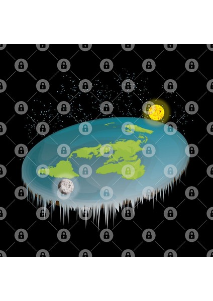 Flat Earth Kupa Bardak