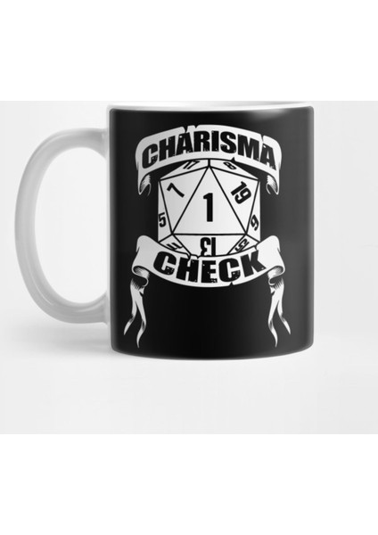 D1 Charisma Check Fantasy Class Crawler Rpg And Dragon Slayer Kupa Bardak
