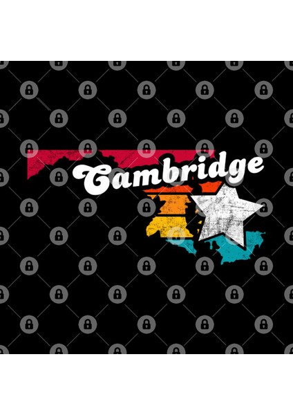 Cambridge Maryland Vintage Distressed Souvenir Kupa Bardak