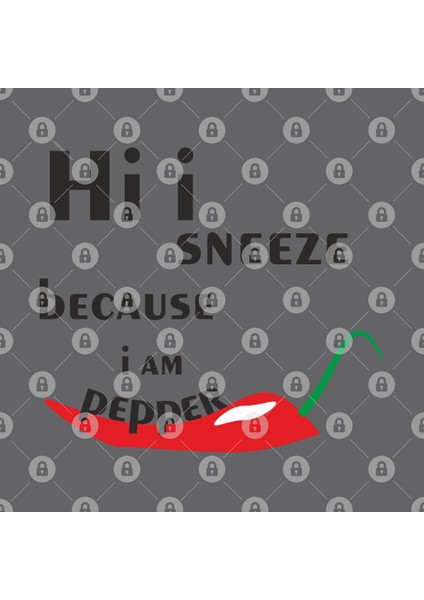 Hi İ Sneeze Because İ Am Pepper Kupa Bardak