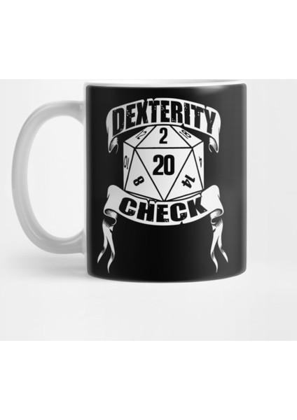 Dexterity Check 20 Fantasy Class Crawler Rpg And Dragon Slayer Kupa Bardak