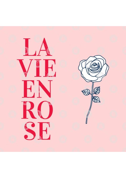 La Vie En Rose Edith Piaf French France Paris Music Kupa Bardak