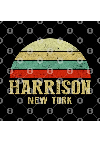 Harrıson New York Vintage Retro Sunset Kupa Bardak