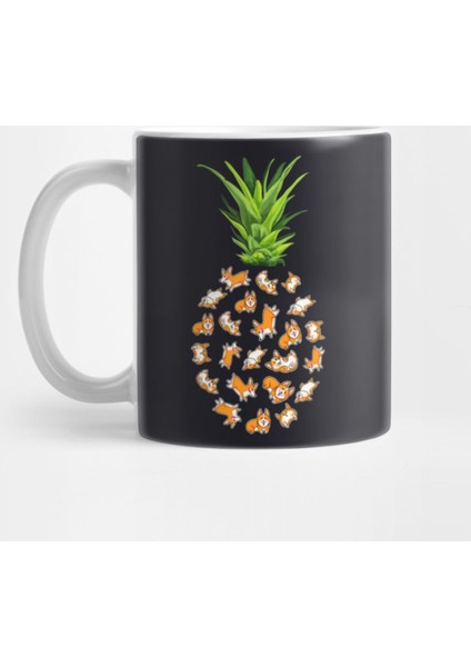Pineapple Corgi Funny Summer Birthday Gifts Kupa Bardak
