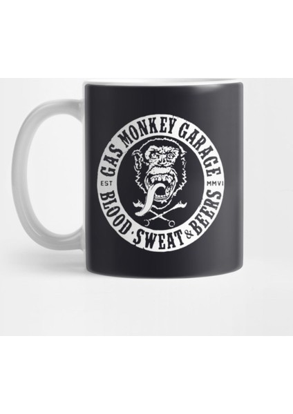 Official Gmg Gas Monkey Garage Blood Sweat And Beer T S Kupa Bardak