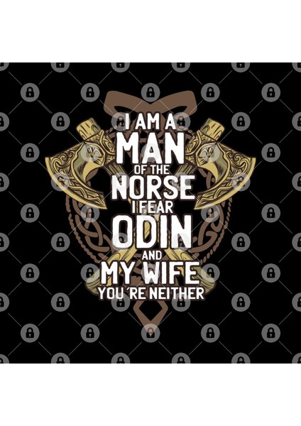 Viking Odin Scandinavian Wife Joke Kupa Bardak