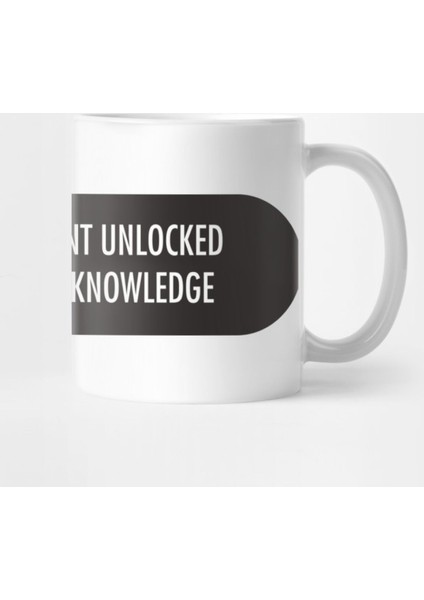Achievement Unlocked Master Of Knowledge Kupa Bardak