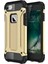 Apple iPhone 6 Plus / 6s Plus Kapak Çift Katmanlı Zırh Tank Kılıf Gold 1