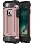 Apple iPhone 6 Plus / 6s Plus Kapak Çift Katmanlı Zırh Tank Kılıf Rose Gold 1
