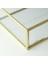 Takı Kutusu Kapaklı Kutu Çikolata Kutusu Gold Pirinç Brass 2