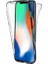 Apple iPhone X 360 Derece Kılıf Kristal Silikon Soft Ön Arka Şeffaf 1