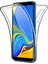 Samsung Galaxy A7 2018 360 Derece Kılıf Kristal Silikon Soft Ön Arka Şeffaf 1