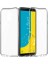 Samsung Galaxy J6 Plus 360 Derece Kılıf Kristal Silikon Soft Ön Arka Şeffaf 1