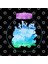 Corals İn Mason Jar | Ocean | Purple Blue Green Gradient Kupa Bardak 3