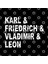 Karl Marx Friedrich Engels Vladimir Lenin Leon Trotzky Marxist Philosophical Funfor Philosopher Kupa Bardak 3