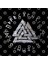 Valknut Runes Odin Vikings Germanic Mythology Signs Kupa Bardak 3