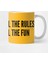 Funny - If You Obey All The Rules You Miss All The Fun - Funny Silly Statement Cute Silly Kupa Bardak 2