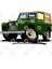 Land Rover Series 2 Green Caricature Kupa Bardak 3