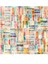 Summer Pastel Geometric And Striped Abstract On White Kupa Bardak 3